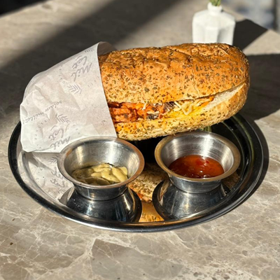 Gurme Tavuklu Mantarlı Sandviç